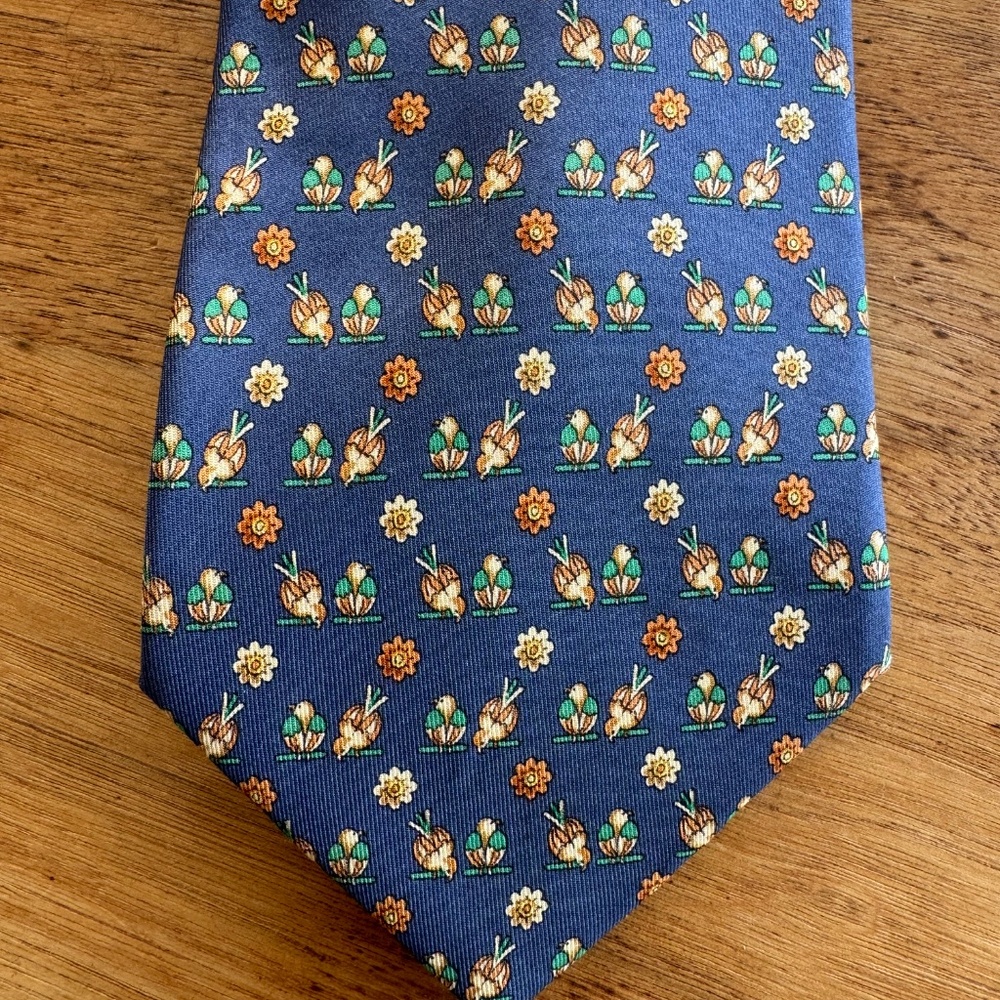 Salvatore Ferragamo Tie - Lovebirds